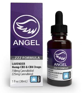 Angel Industries Night formula tincture with CBD and CBN