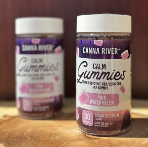 Canna River Calm Gummies, Pink Watermelon