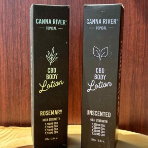 Canna River Lotion, Unscented and Rosemary